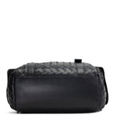 BT VENETA Leather Intrecciato Back To School Backpack - Black
