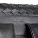 BT VENETA Leather Intrecciato Back To School Backpack - Black