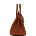 Birkin 25 Fauve Barenia Faubourg Palladium Hardware