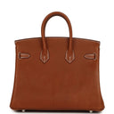 Birkin 25 Fauve Barenia Faubourg Palladium Hardware