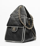 CH 25 Small Handbag Black and White