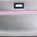 CH 255 Reissue Iridescent Quilted Wallet on Chain