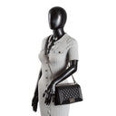 CH Boy Bag Medium Quilted Caviar - Black