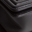 CH Boy Bag Medium Quilted Caviar - Black