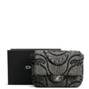 CH CC Denim Wave Flap Bag - Gray