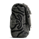 CH CC Denim Wave Flap Bag - Gray