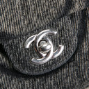 CH CC Denim Wave Flap Bag - Gray