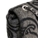 CH CC Denim Wave Flap Bag - Gray