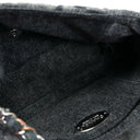 CH CC Denim Wave Flap Bag - Gray