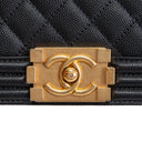 CH Caviar Medium Boy Bag - Black