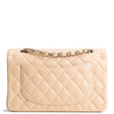 CH Classic Caviar Double Flap Small - Nude