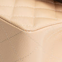 CH Classic Caviar Double Flap Small - Nude