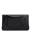 CH Classic Caviar Medium Double Flap - Black