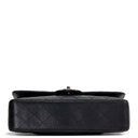 CH Classic Caviar Medium Double Flap - Black