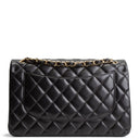 CH Lambskin Jumbo Double Flap - Black