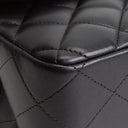 CH Lambskin Jumbo Double Flap - Black