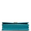 CH Patent Boy Wallet On Chain - Turquoise