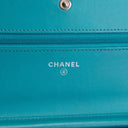 CH Patent Boy Wallet On Chain - Turquoise
