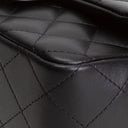 CH Quilted Lambskin Rectangular Flap Top Handle Mini - Black