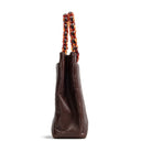 CH Vintage Lambskin Quilted CC Bakelite Turnlock Tote - Brown