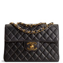CH Vintage Maxi CC Flap Bag - Black