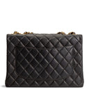 CH Vintage Maxi CC Flap Bag - Black