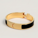 Clic H bracelet  Yellow gold black