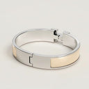 Clic H bracelet  silver cream