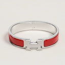 Clic H bracelet  silver red