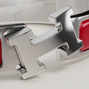 Clic H bracelet  silver red