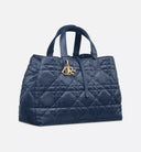 DIOR Toujours TOTE bag Medium Blue - full calfskin 28.5
