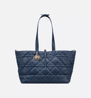 DIOR Toujours TOTE bag Medium Blue - full calfskin 28.5