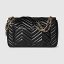 GG Marmont large shoulder bag in black leather