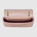 GG Marmont medium shoulder bag in pink beige leather