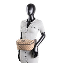 GU GG Canvas Belt Bag - Beige & Ebony