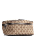 GU GG Canvas Belt Bag - Beige & Ebony