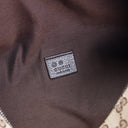 GU GG Canvas Belt Bag - Beige & Ebony