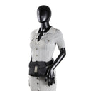 GU GG Canvas Waist Bag - Black OUTLET FINAL SALE