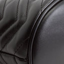 GU GG Marmont Small Bucket Bag - Black