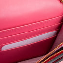 GU GG Matelasse Chain Wallet - Pink