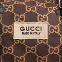 GU GG Nylon Ripstop Duffel Bag - Brown