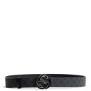 GU GG Supreme Interlocking G Belt - Black