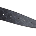 GU GG Supreme Interlocking G Belt - Black