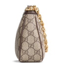 GU GG Supreme Ophidia Small Shoulder Bag - Beige & Ebony