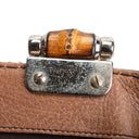 GU Guccissima Bamboo Leather Handbag- Brown OUTLET FINAL SALE