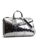 GU Guccissima Medium Mirror Effect Duffle