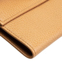 GU Leather French Wallet - Cognac