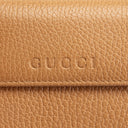GU Leather French Wallet - Cognac