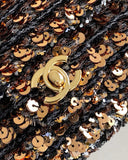 Golden Glam Sequin Bag