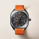 H08 Chronographe watch, 45 mm orangem